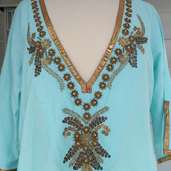 Soft Surroundings Beaded Tunic - Picture 2 of 7